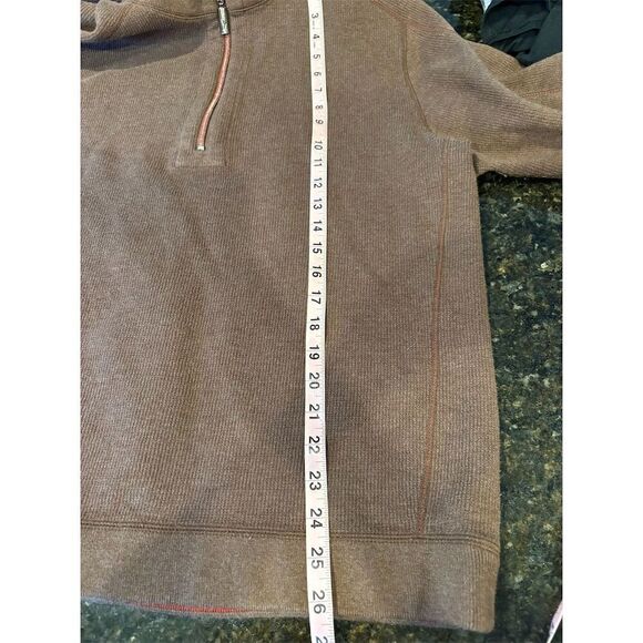 Tommy Bahama Men's Reversible 1/4 Zip Pullover Sweater Size L Multicolor - Picture 9 of 10